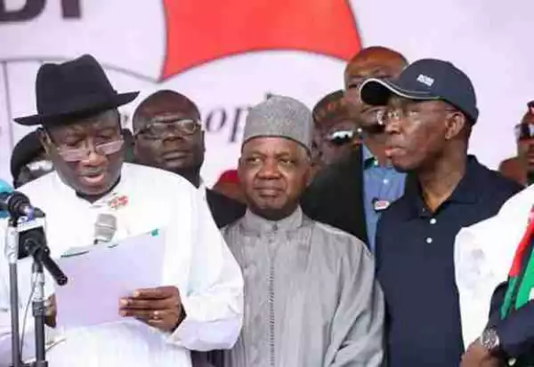 Only PDP Can Lead Nigeria To Greatness, Even God Believes In PDP - Goodluck Jonathan